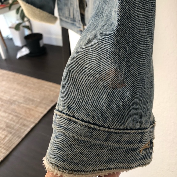 levis trucker sherpa denim jacket - Picture 10 of 11